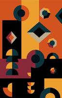 Triangle and square abstract background vector