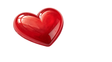 a red heart shaped object on a transparent background png