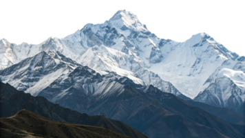 the snow capped mountains are shown in this image png