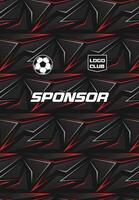 Pattern Design for Soccer Uniforms and Sublimation Printing vector