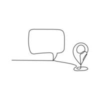A drawing of a speech bubble with a speech bubble vector