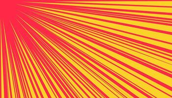 Fast zoom effect with manga inspired motion lines. Speed trails in radial pattern, giving sense of action and velocity. Ideal for anime, comics and superhero themes. vector