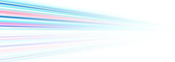 Futuristic speed lines with glowing motion blur. Dynamic blue streaks and neon trails create a high speed racing effect. Perfect for technology, cyber and automobile themes. vector