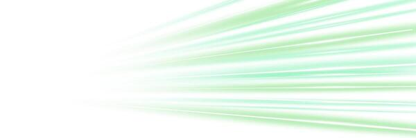Cyber road with green fast moving speed lines. Digital highway with glowing streaks and motion blur. Ideal for high tech, transport and futuristic racing themes. vector