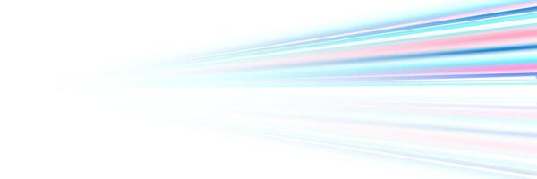 Abstract speed lines with glowing effects. Motion blur, streaks and perspective create sense of velocity and futuristic movement. Ideal for racing, urban and cyber themed designs. vector