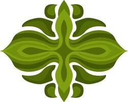 Stylish Green Ornamental Frame Patterns vector
