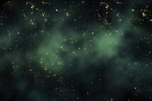 A green background with many stars photo