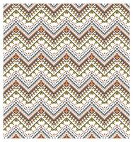 Colorful chevron pattern featuring interlocking zigzags in red, yellow, navy, and white, with geometric embellishments throughout. vector