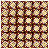 A vibrant geometric pattern featuring alternating red, yellow, and pink diamond shapes, creating a visually appealing tiled design. vector