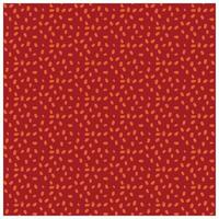 A rich red background adorned with scattered orange oval shapes, creating a playful, textured pattern. vector
