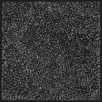 A chaotic pattern of white wavy lines on a black background, creating a swirling, abstract texture reminiscent of flowing motion. vector