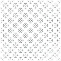 A repeating pattern of star like shapes in dark green on a white background, creating a delicate and modern design. vector