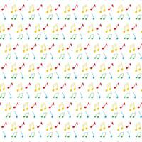 music note seamless pattern design background template vector