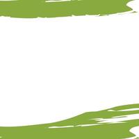 green paint brush background design template vector