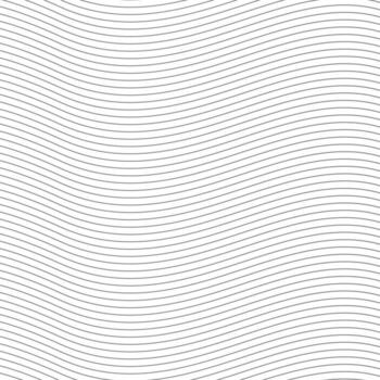 abstract wave line pattern white background design template vector