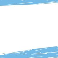 blue brush paint abstract background design template vector