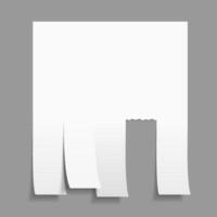 Blank advertisement template vector