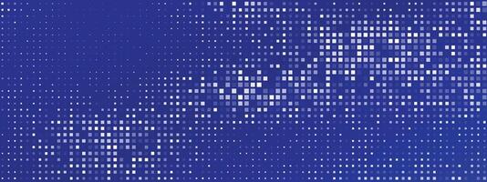 Blue abstract background with pixel pattern. Template for tech, business, medicine, crypto, cybersport, finance. modern glowing backdrop. Digital bg with dissolve mosaic gradient texture. vector
