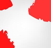 Grey gradient color red line paint strokes abstract background. Wallpaper design vector