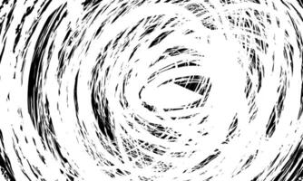 Distressed overlay texture of rusted peeled metal. abstract halftone grunge background. circle hand drawn white scratch. vector