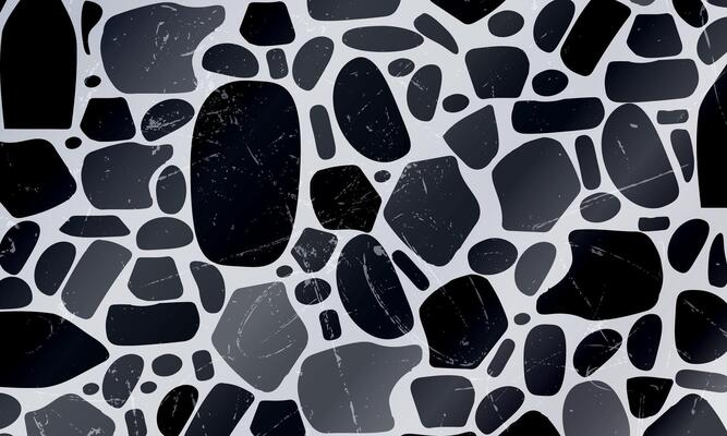 Stones wall paving pattern. retro style monochrome background.