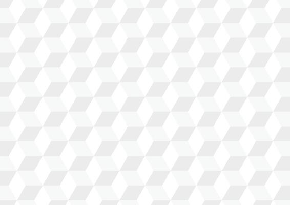 3D cube pattern white background