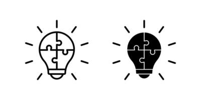 problem solving icon set. Symbol isolated white background. illustration. color editable. vector