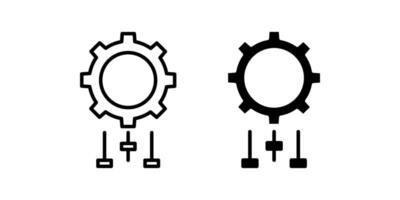 Customization Icon set. Symbol isolated white background. illustration. color editable. vector