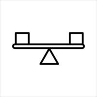 stability Icon Symbol isolated white background. illustration. color editable. vector