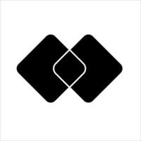 merge Icon, Symbol isolated white background. illustration. color editable. vector