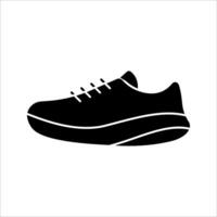 running shoe Icon, Symbol isolated white background. illustration. color editable. vector