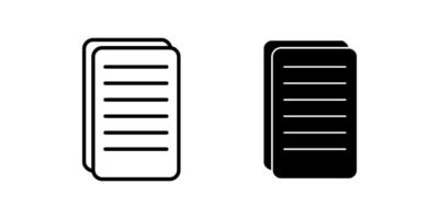 Edit file Icon set., Symbol isolated white background. illustration. color editable. vector