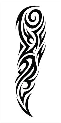 Tattoo Art Featuring a Timeless and Stylish Tribal Look