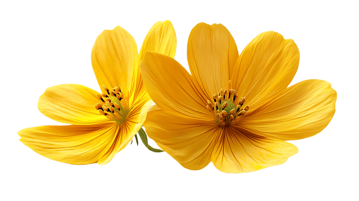Stunningly Vibrant Blue Flower Closeup Detailed Image