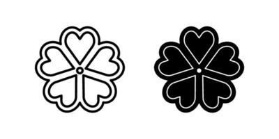 flower sakura Icon set. Symbol isolated white background. illustration. color editable. vector
