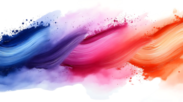 Abstract Waves Flow Seamlessly, Creating a Vibrant, Colorful Transparent Background png