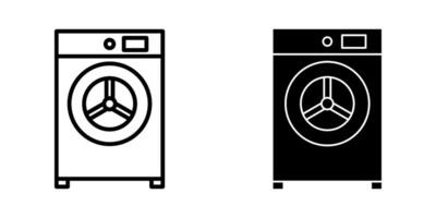 washing machine icon set. Symbol isolated white background. illustration. color editable. vector
