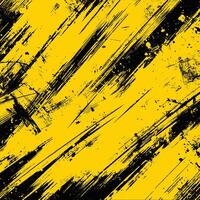 a black and yellow grunge background vector