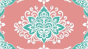 High End Art Nouveau Pattern with Intricate Motif and Elegant Decorative Design vector