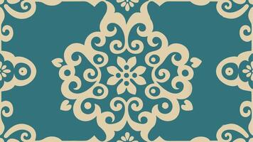High End Art Nouveau Pattern Floral Motif and Elegant Decorative Design vector