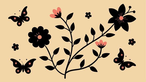 delicado sin costura modelo diseño con elegante y elegante detalle digital y impresión utilizar vector