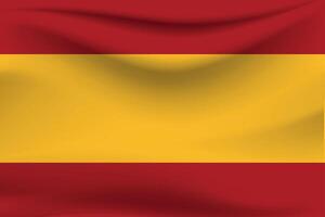 spain flag background with motion effect vector
