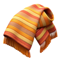 elegant rustic Handwoven Blanket with Warm Colors Isolated genuine png