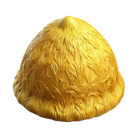 stunning artistic Haystack Cutout with Golden Texture on Transparent Background high resolution png
