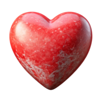 elegant rustic Healthy Heart Icon with Red Heart Isolated Element high resolution png