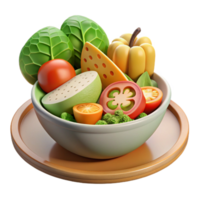 impressive abstract Healthy Meal Vegetables and Fruits Transparent Background genuine png