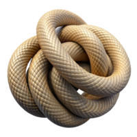 impressive rustic Hemp Rope Knot Tied Close Up detailed png