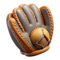 serene minimalist High Contrast Baseball Glove Cutout high resolution png