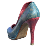 extraordinary traditional High Heel Shoe Back View Cutout Isolated premium png