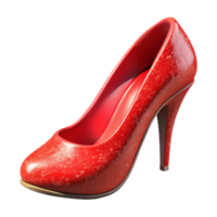 magnificent classic High Heels Pointed Toe Red Isolated Element authentic png